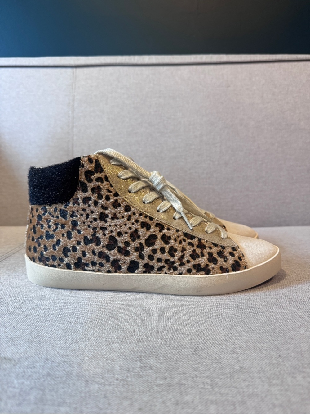 Gola Classics Women's Nova High Oasis Sneakers in Leopard